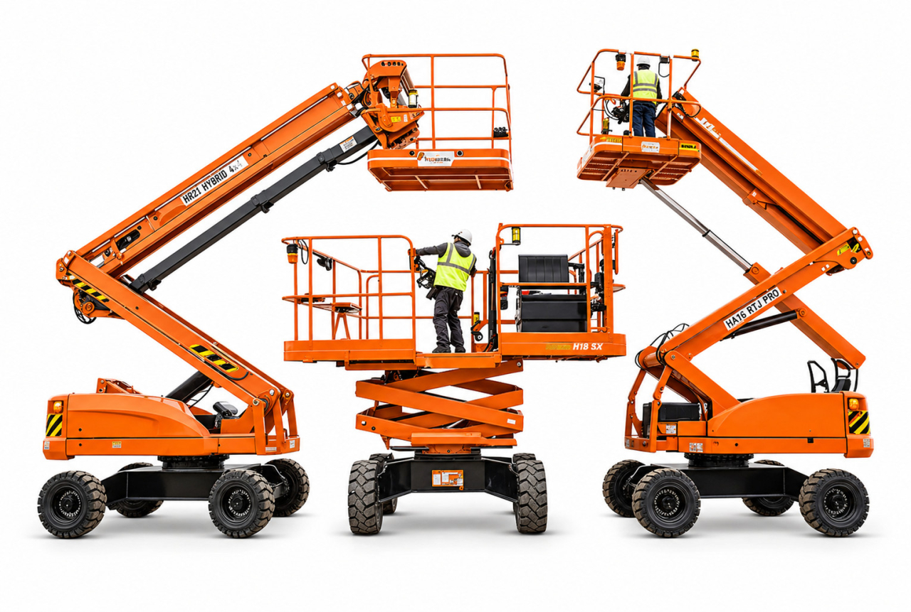 spalinowy podnośnik nożycowy